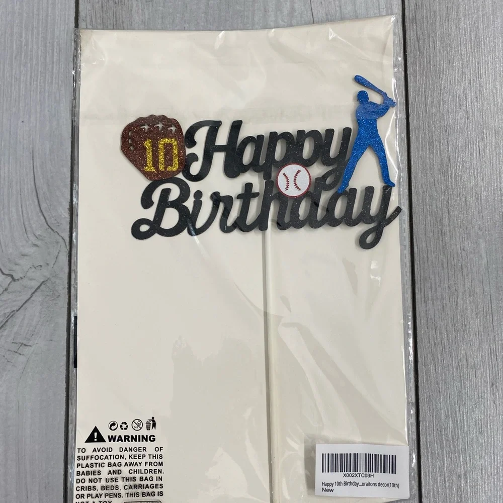 Baseball Cake Topper